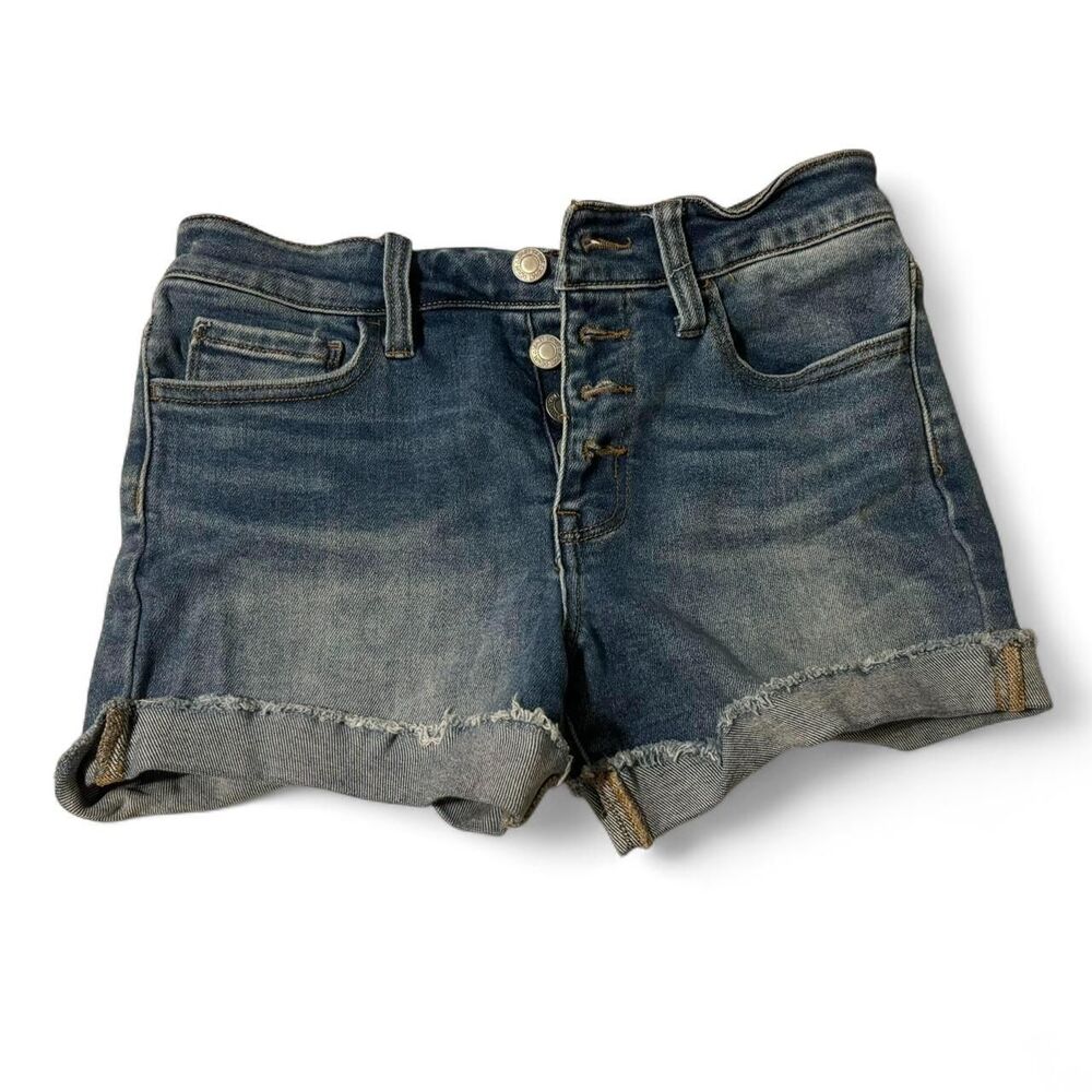 Women's Blue Medium Wash Shorts